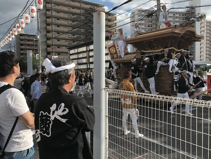 令和元年度2019貝塚地車祭、迫力がすごかったです！